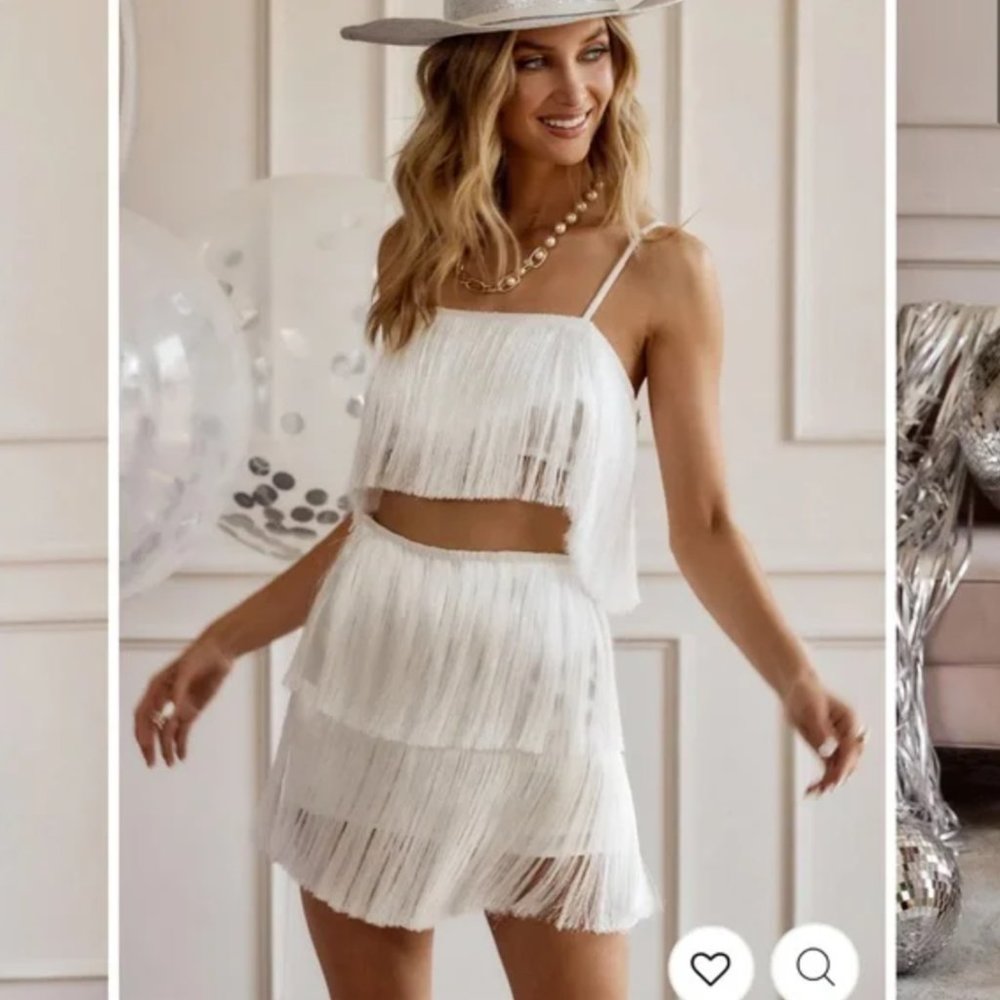 12th Tribe Gatsby Fringe Skirt Only